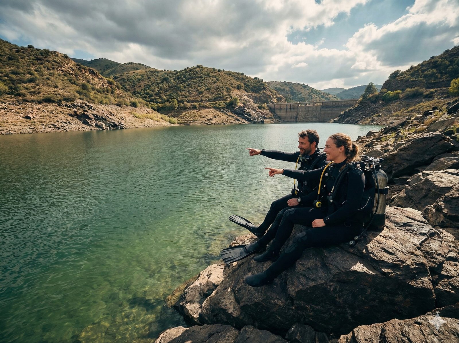 Buceo en Dique Piedras Moras, Córdoba