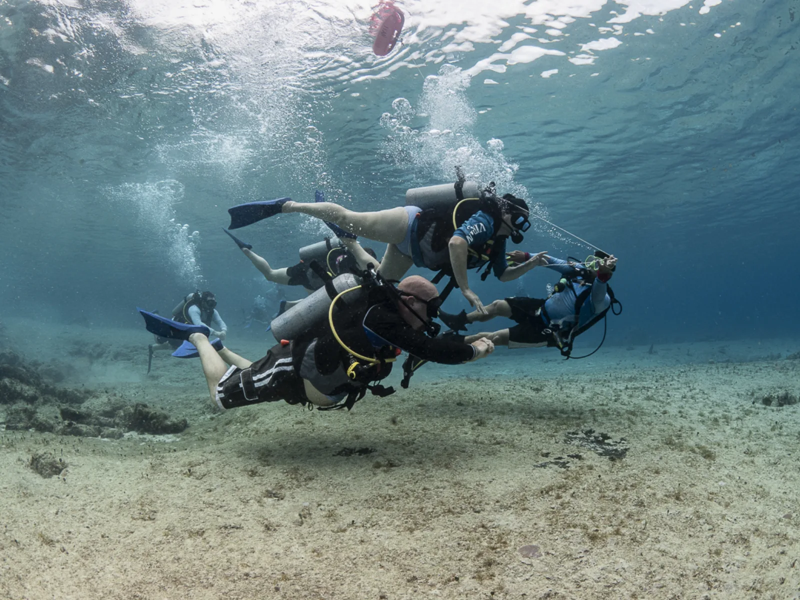 Buceo en el Dique Tercera Usina (Calamuchita, Córdoba)